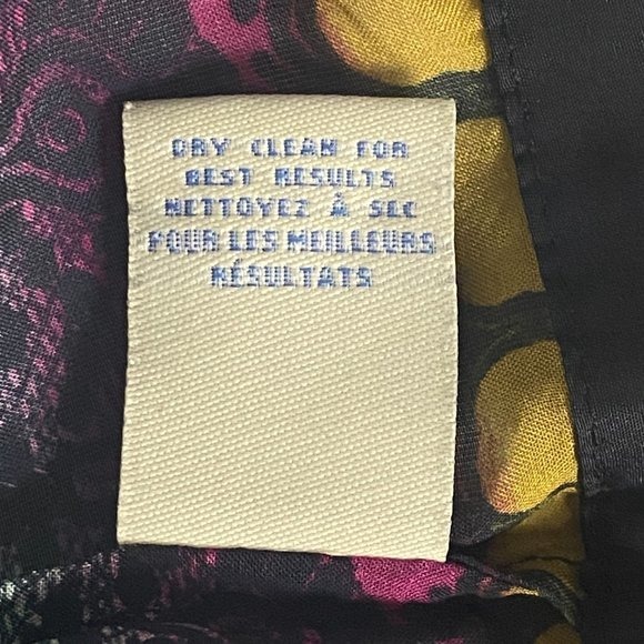 Anthropologie‎ Odille Silk Blouse Women Size 8 Banded Hem Pintuck Pleated Top - Picture 13 of 13